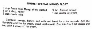 Summer Special Mango Float
