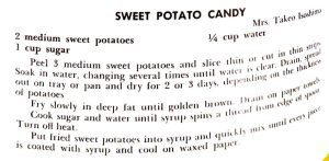 Sweet Potato Candy