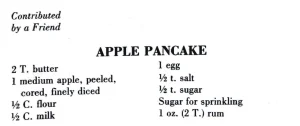 Apple Pancake