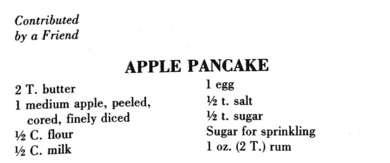 Apple Pancake