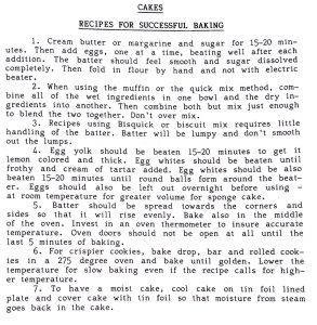 Cakes: Recipes for Successful Baking