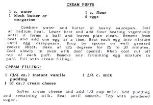 Cream Puffs