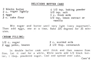 Delicious Butter Cake