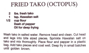 Fried Tako (Octopus)