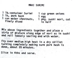 Maki Surimi