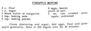 Pineapple Muffins