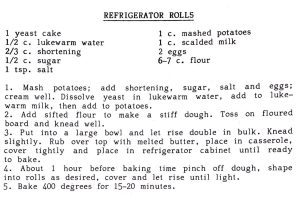 Refrigerator Rolls