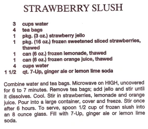 Strawberry Slush