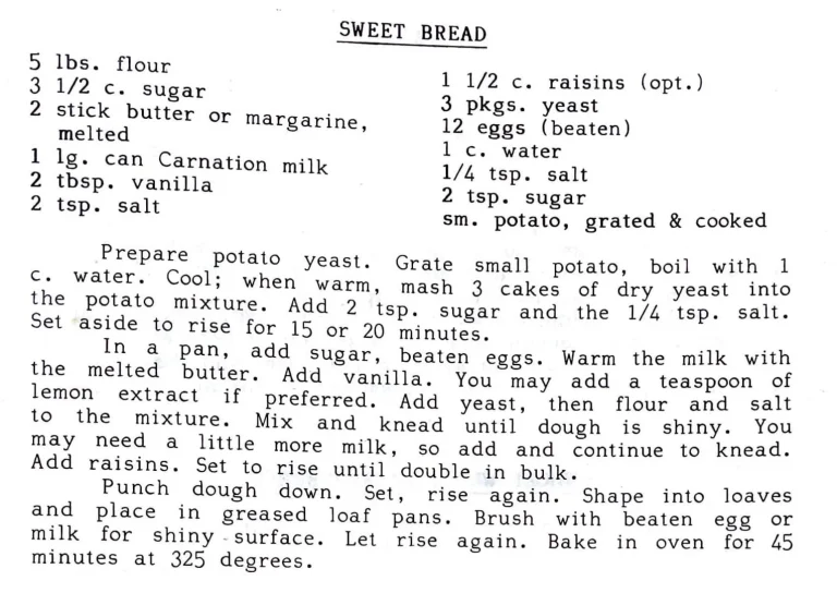 Sweet Bread