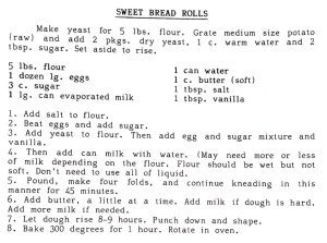 Sweet Bread Rolls