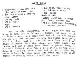 Sweet Rolls