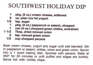 Southwest Holiday Dip