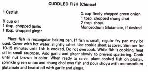 Cuddled Fish (Chinese)