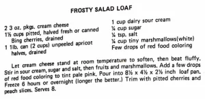 Frosty Salad Loaf