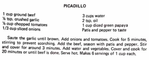 Picadillo