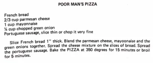 Poor Man’s Pizza