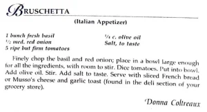 Bruschetta (Italian Appetizer)