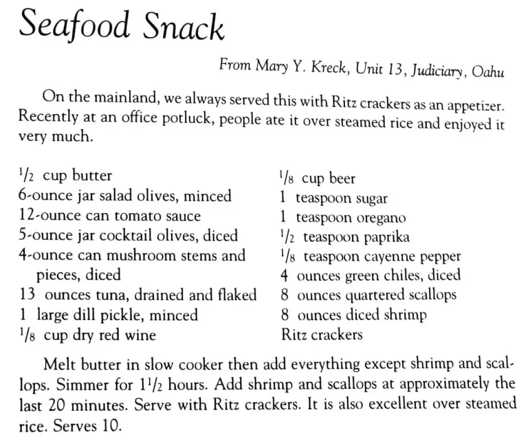 Seafood Snack