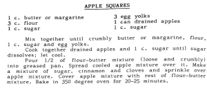 Apple Squares