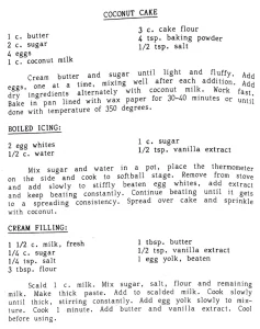 Coconut Cake