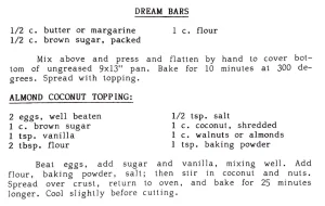 Dream Bars