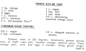Orange Kiss-Me Cake