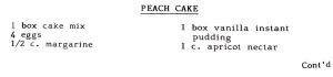 Peach Cake