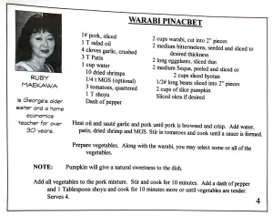 Warabi Pinacbet