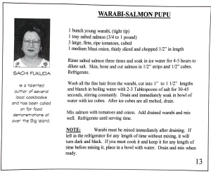 Warabi-Salmon Pupu
