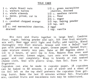 Yule Cake
