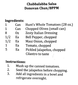 Chabbalabba Salsa