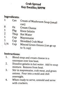 Crab Spread