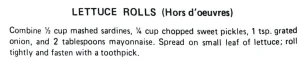 Lettuce Rolls