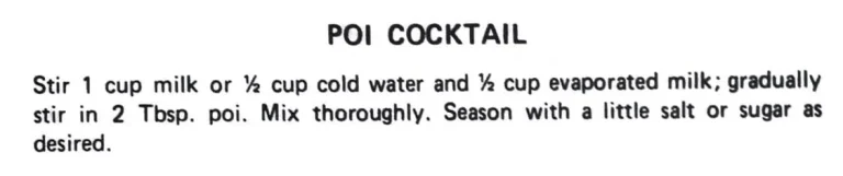 Poi Cocktail