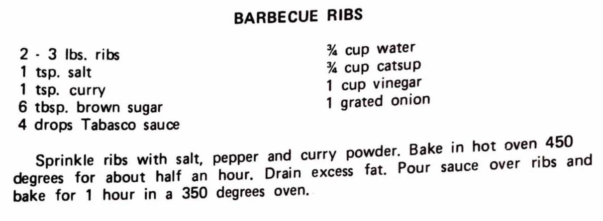 Barbecue Ribs - Kau Kau Chronicles