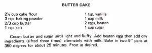 Butter Cake