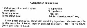 Cantonese Spareribs