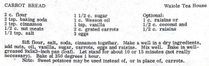 Carrot Bread