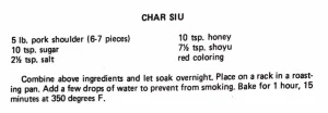 Char Siu
