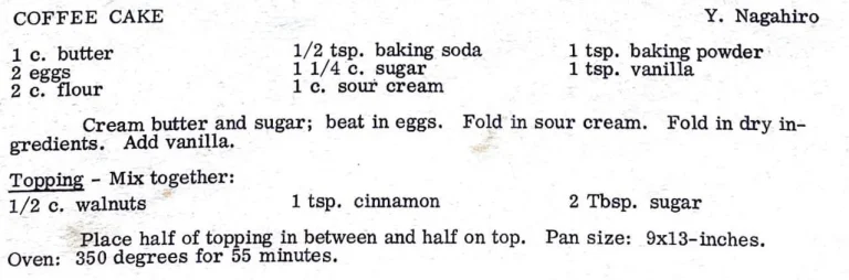Coffee Cake #2
