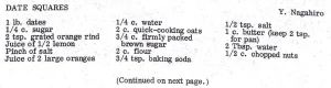 Date Squares