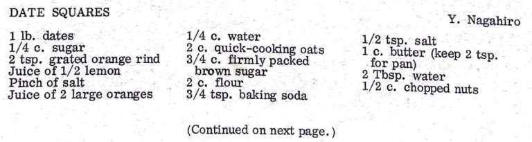 Date Squares