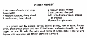 Dinner Medley
