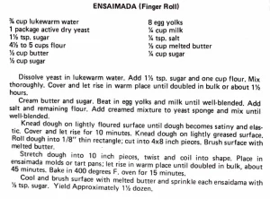 Ensaimada (Finger Roll)