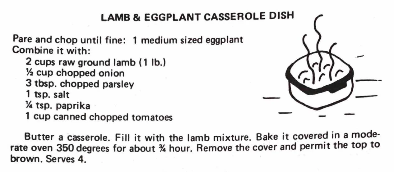 Lamb and Eggplant Casserole Dish - Kau Kau Chronicles