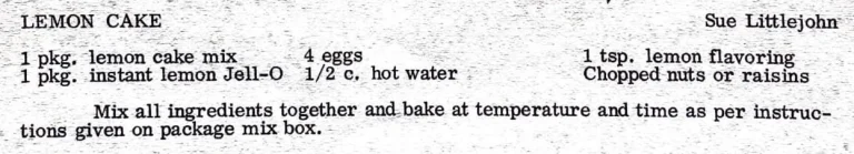 Lemon Cake