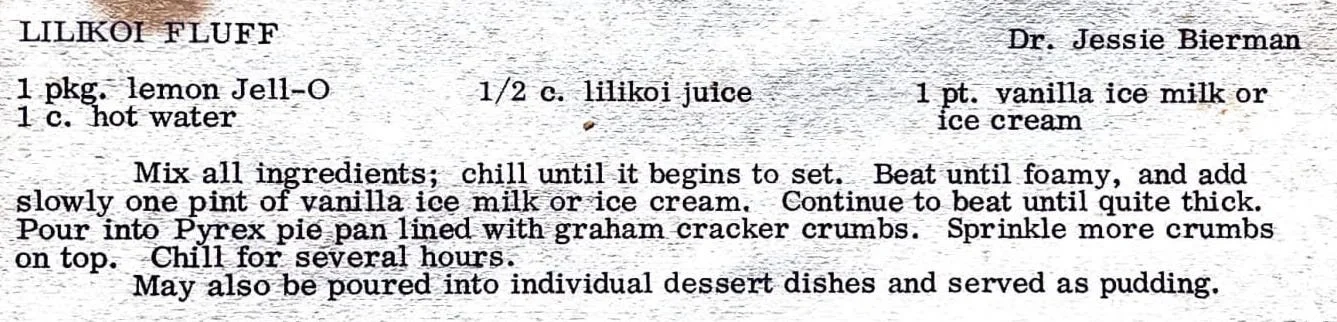 Lilikoi Fluff - Kau Kau Chronicles