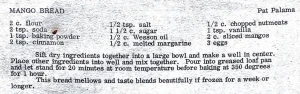 Mango Bread