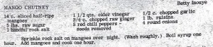 Mango Chutney