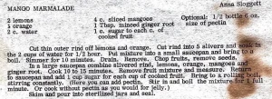 Mango Marmalade